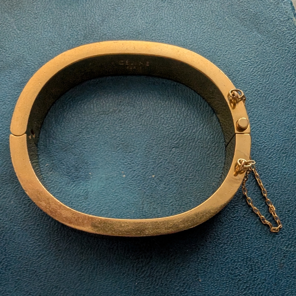 Céline Gold Bracelet with Safety Chain